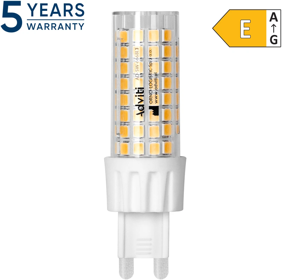 Żarówka G9 kompiuterio LED lemputė 7W 800lm 3000K