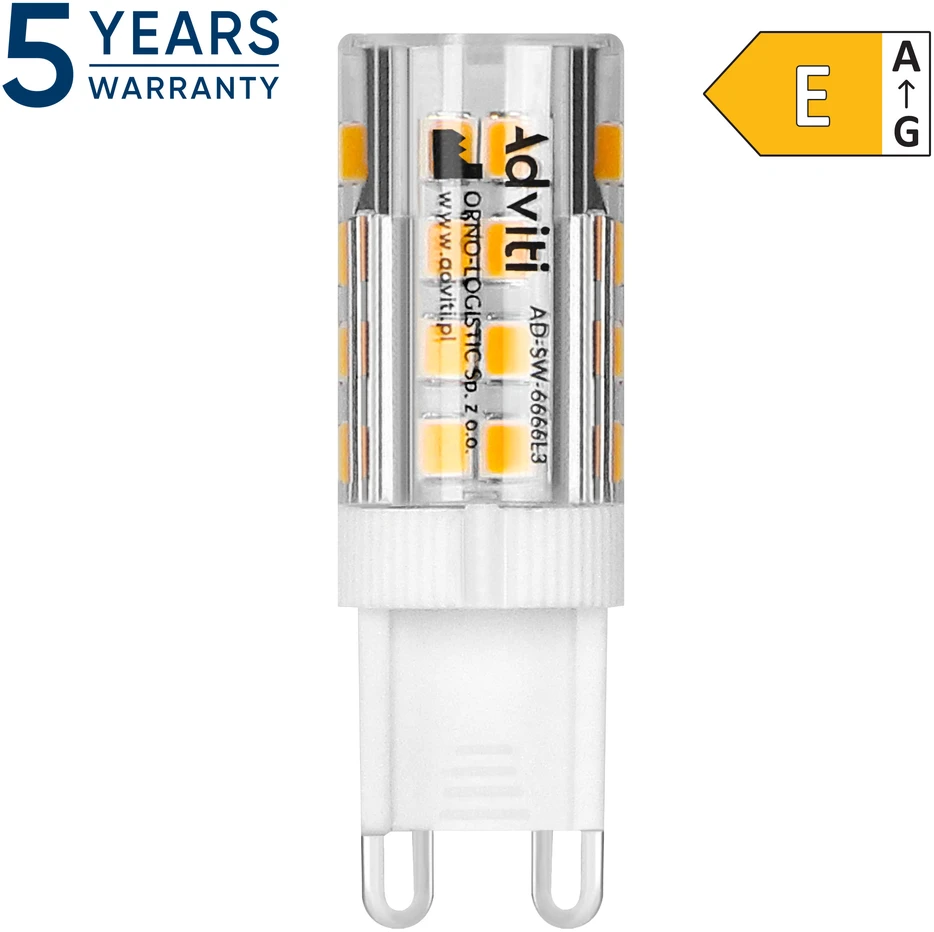 Żarówka G9 LED lemputė lemputė 3W 330lm 3000K