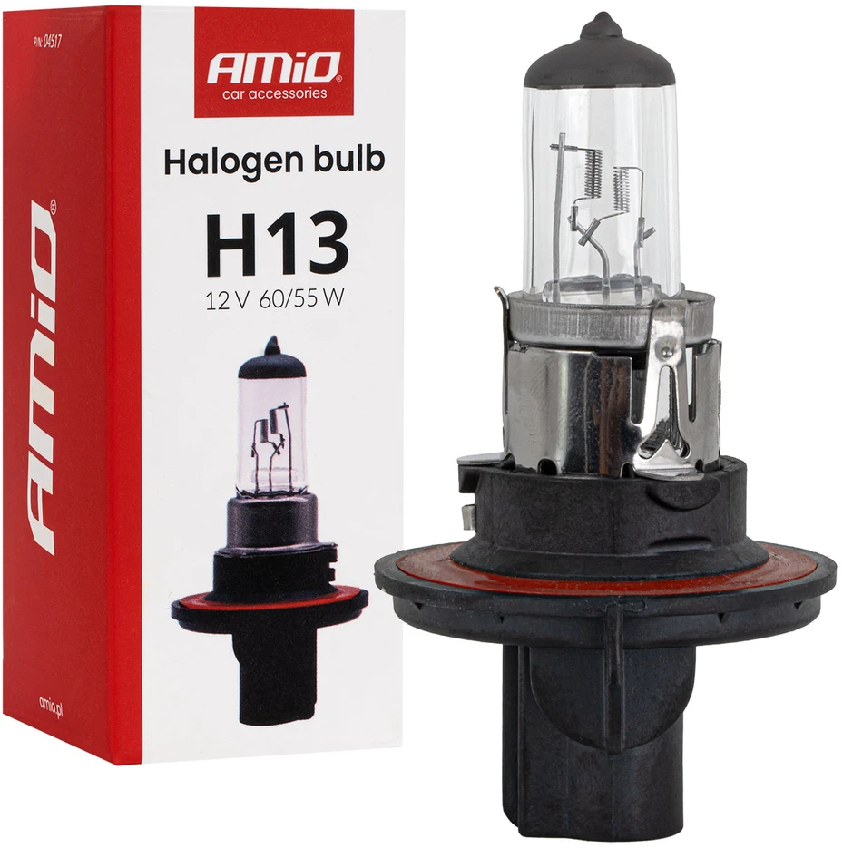 Halogeninė lemputė h13 12v 60/55w pj26.4t amio-04517