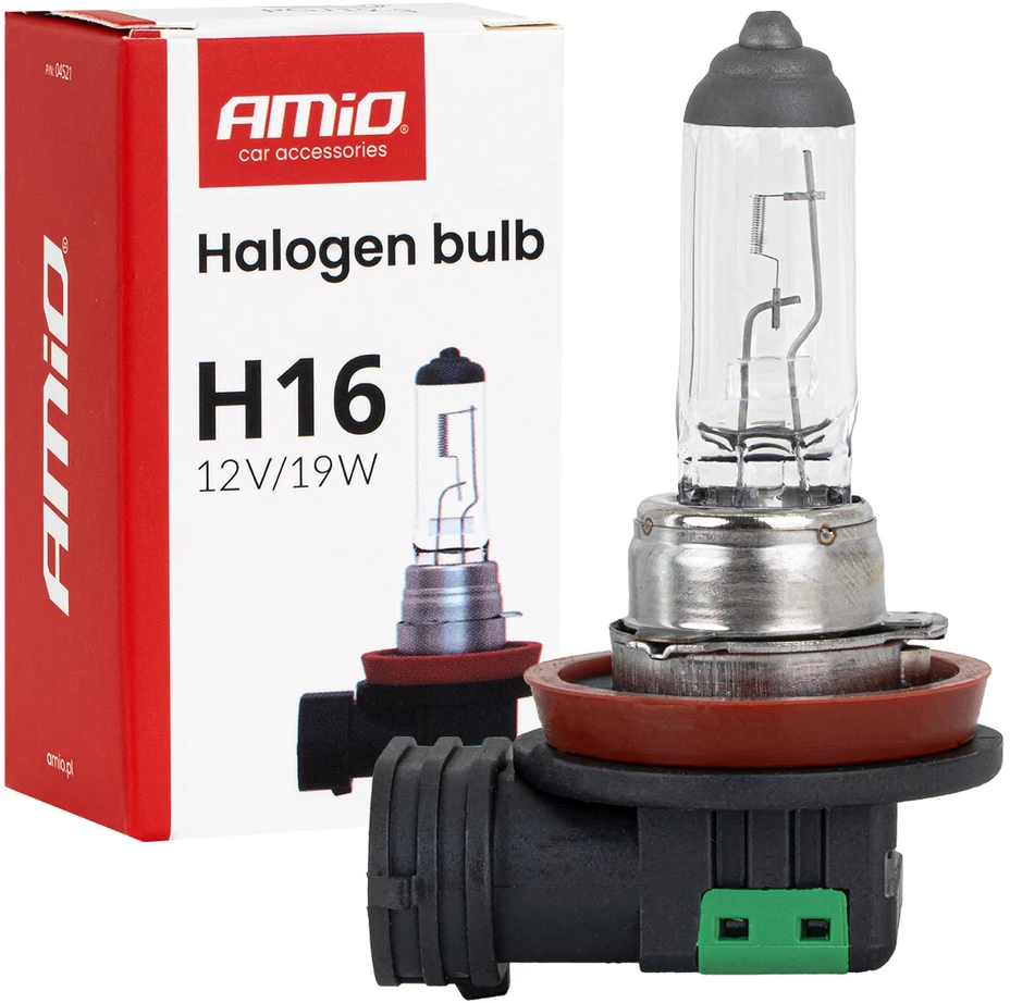 Halogeninė lemputė h16 12v 19w PGJ19-3 amio-04521