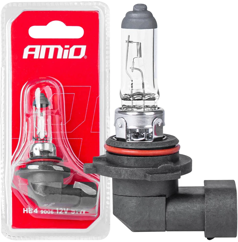 Halogeninė lemputė HB4 9006 12V 51W 1 vnt. blisterinėje pakuotėje amio-03367
