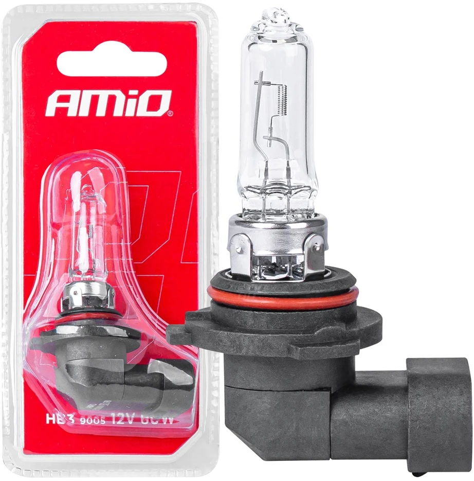Halogeninė lemputė HB3 9005 12V 60W 1 vnt. blisterinėje pakuotėje amio-03366