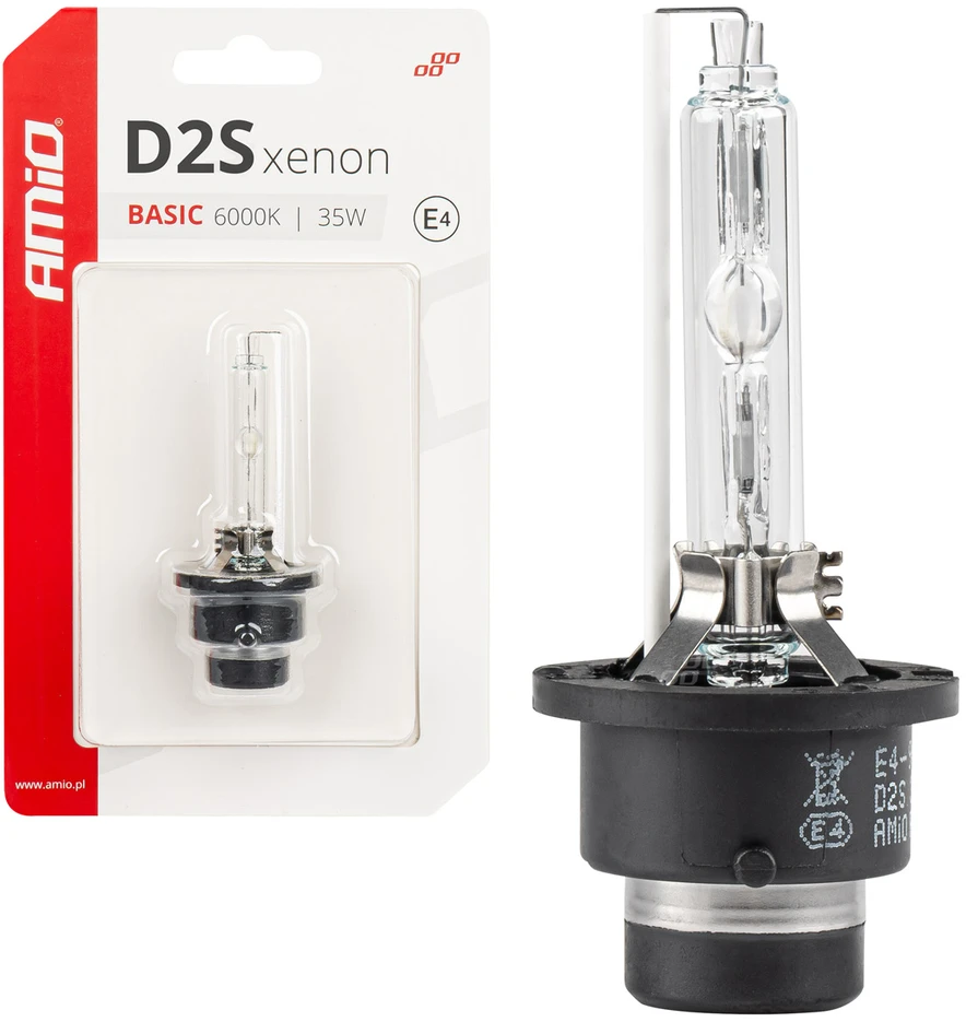 Ksenono lemputė D2S 35W 6000K AMiO BASIC blister AMIO-03861