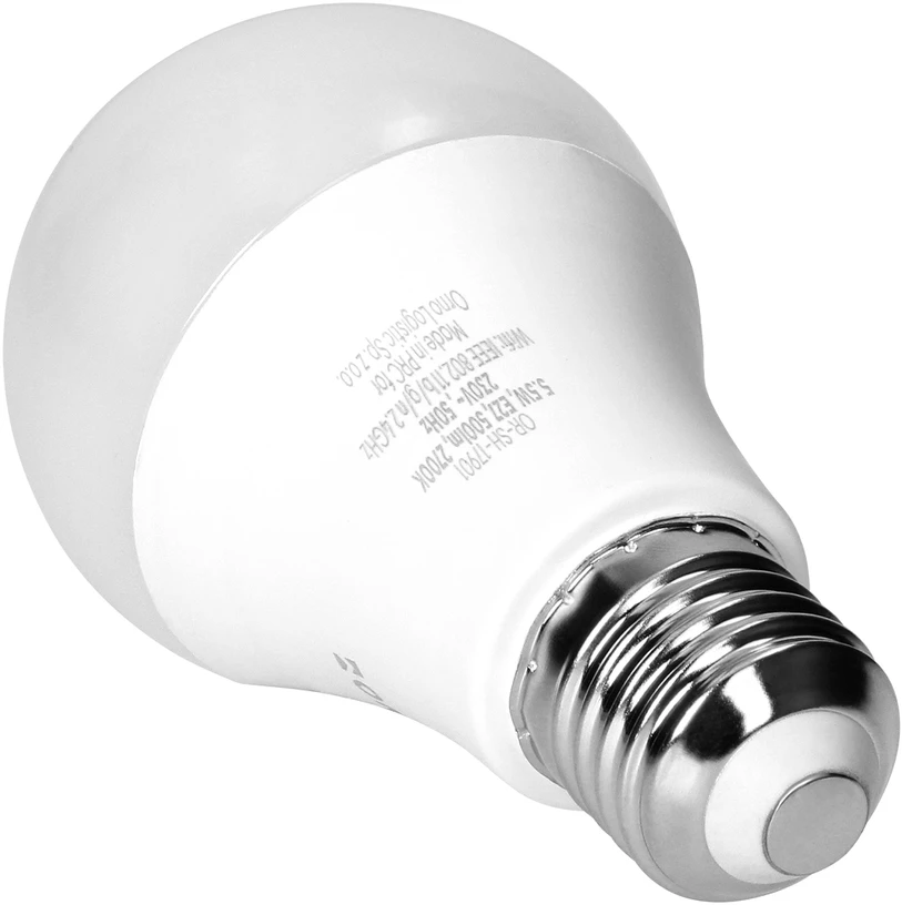 Orno LED lemputė lemputė 5,5 W E27 500 lm RGB+W, "Tuya Smart Wi-Fi"