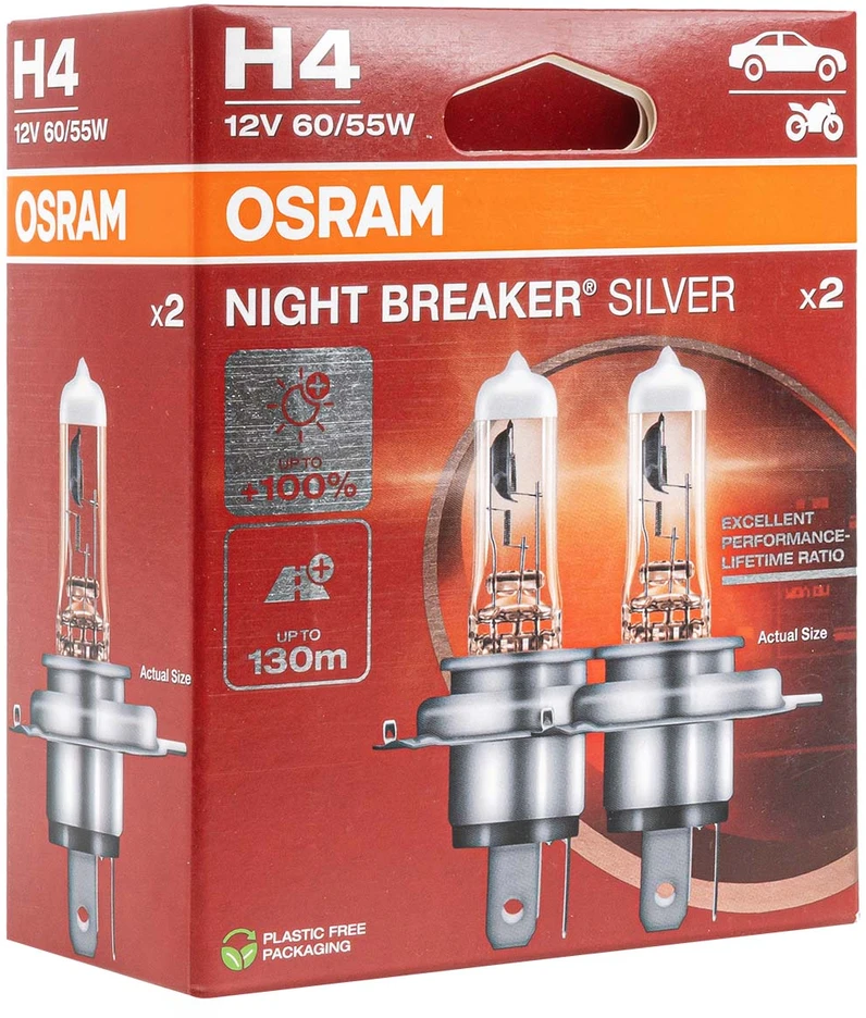 "Osram Night Breaker Sidabrinis" 64193NBS HCB lemputė, prožektorius