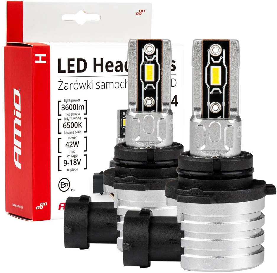 LED žibintų lemputės H-mini Series HB4 9006 AMiO-03335
