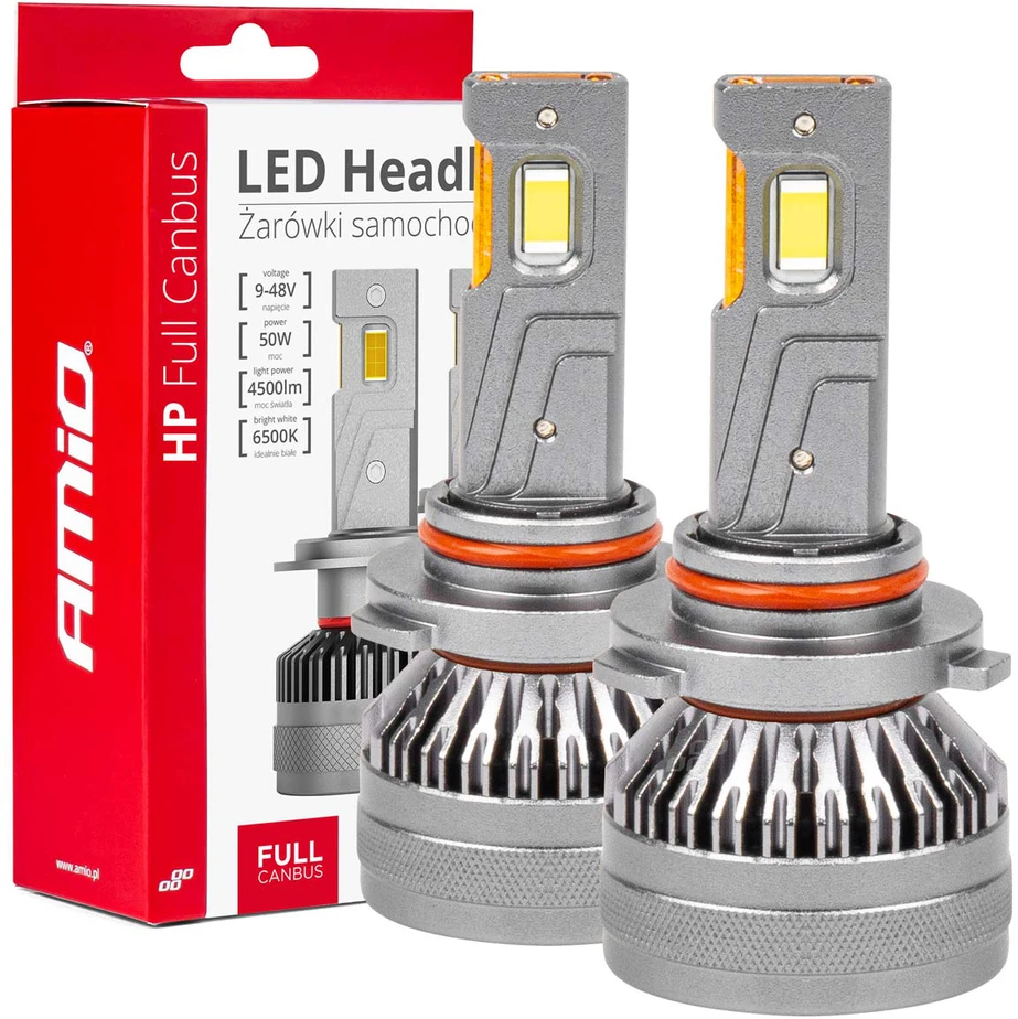 LED žibintų lemputės HP Series HB4 9006 Canbus AMiO-03679