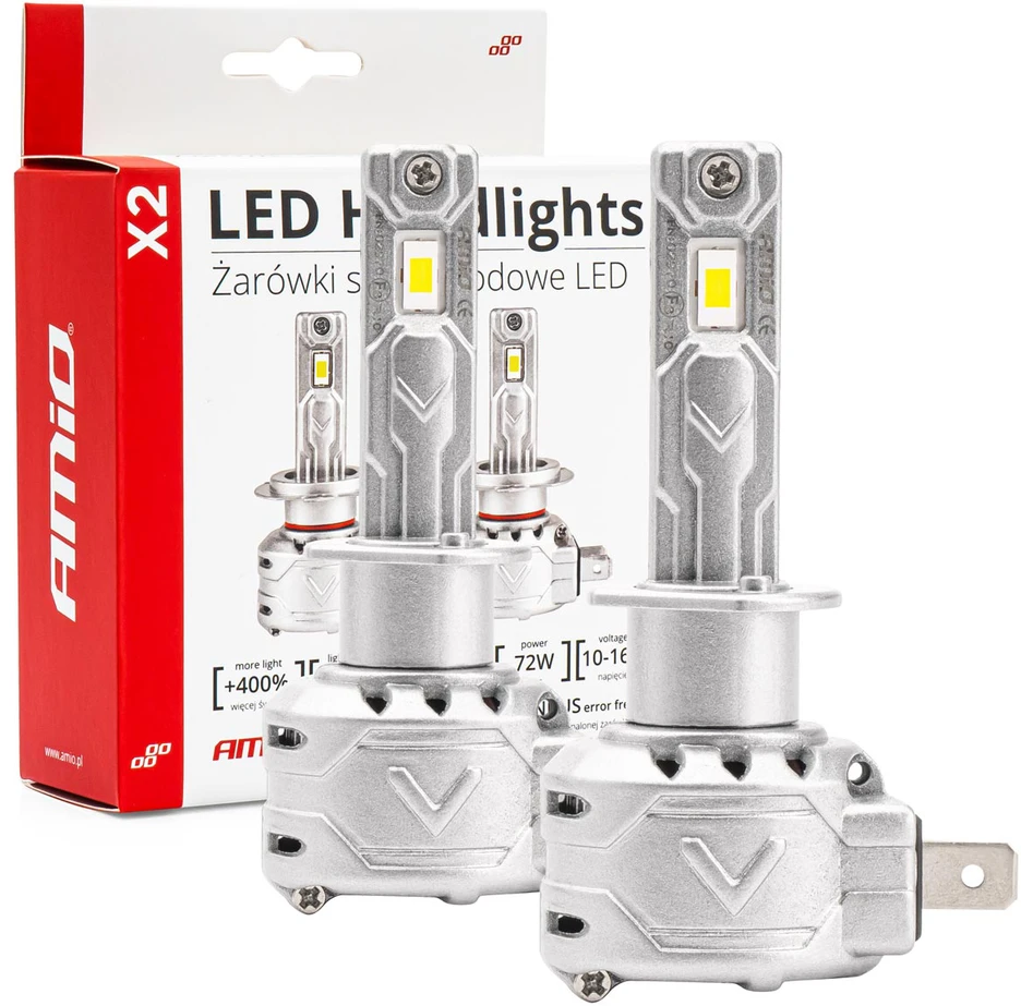 LED žibintų lemputės X2 Series H1 AMiO-02970