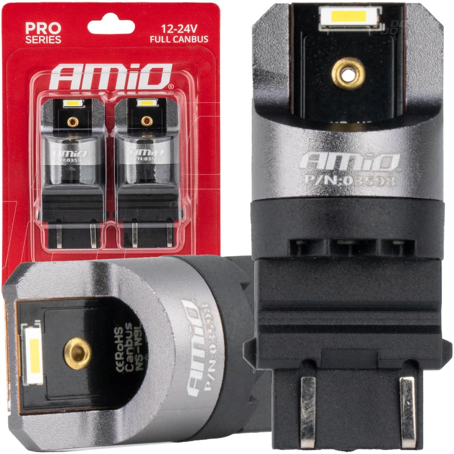 Amio P27/7W LED lemputės su aušinimo korpusu