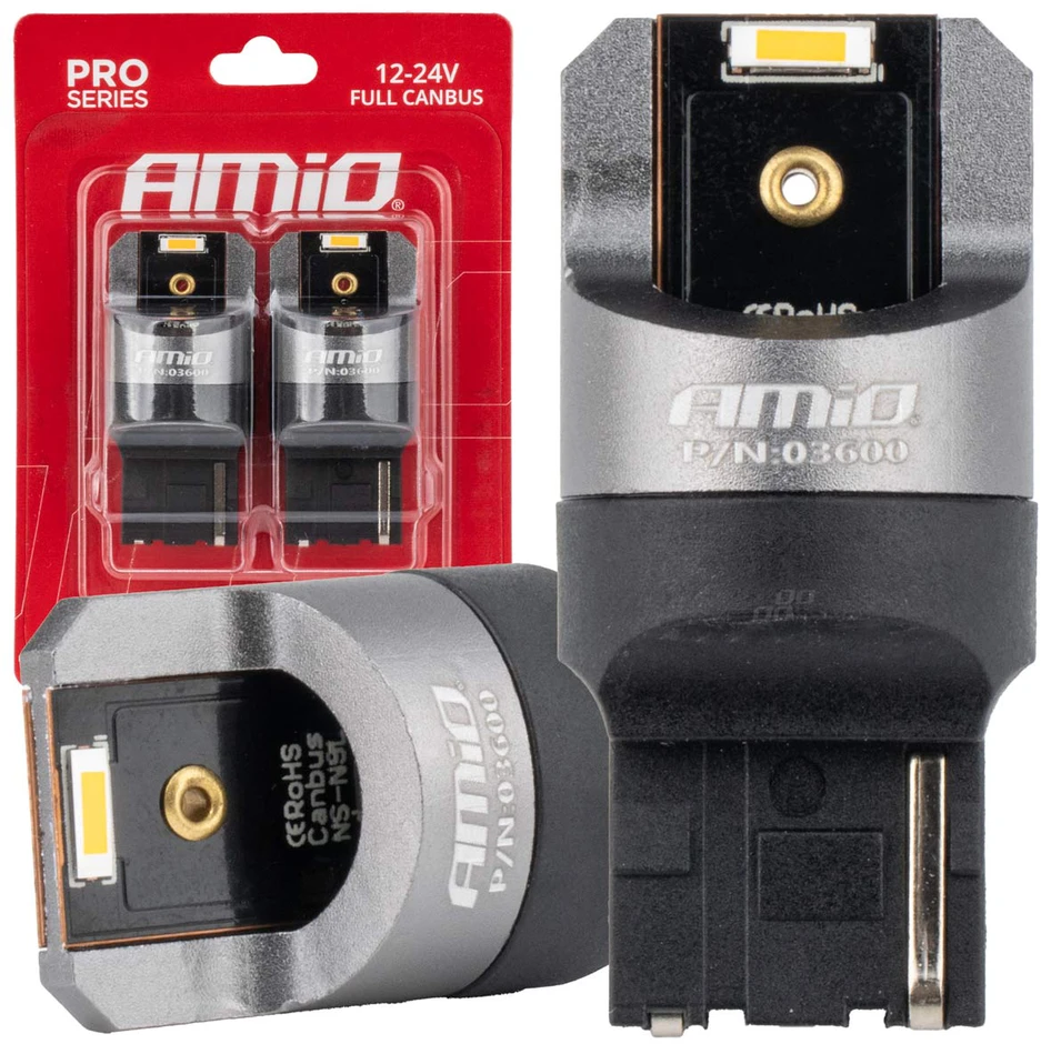 Amio WY21W LED lemputės su metaliniu korpusu