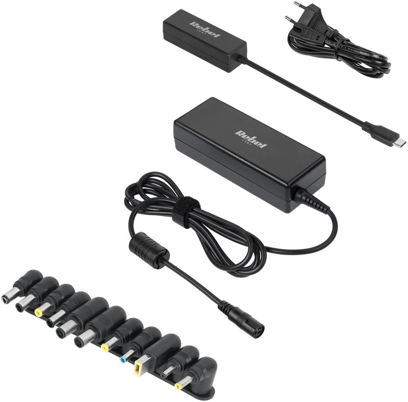 Rebel universalus maitinimo šaltinis 11 gnybtų 90 W 15-20 V automatinis su Power Delivery funkcija