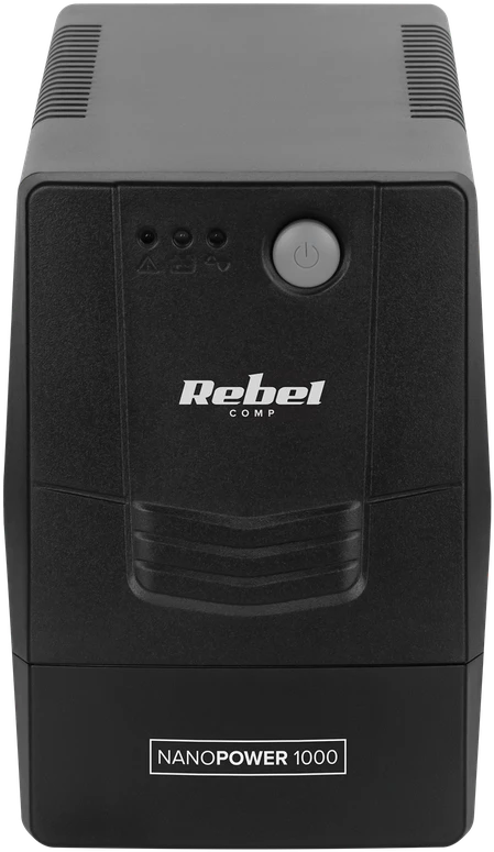 Nepertraukiamo maitinimo šaltinis UPS REBEL modelis Nanopower 1000 atsijungus 1000VA 600W 230V 50Hz