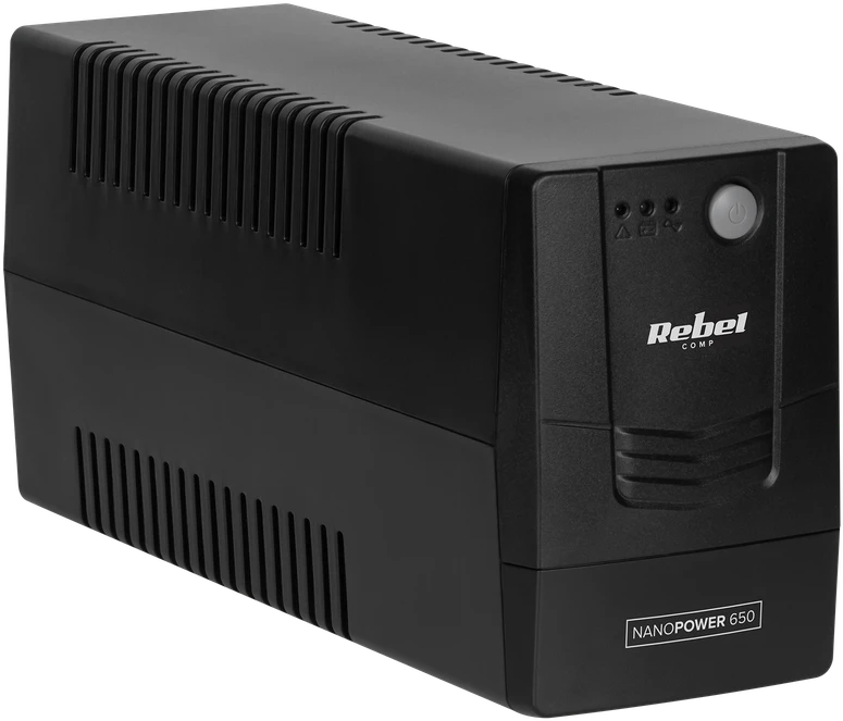 Nepertraukiamo maitinimo šaltinis UPS Rebel modelis Nanopower 650 atsijungus 650VA 360W 230V 50Hz