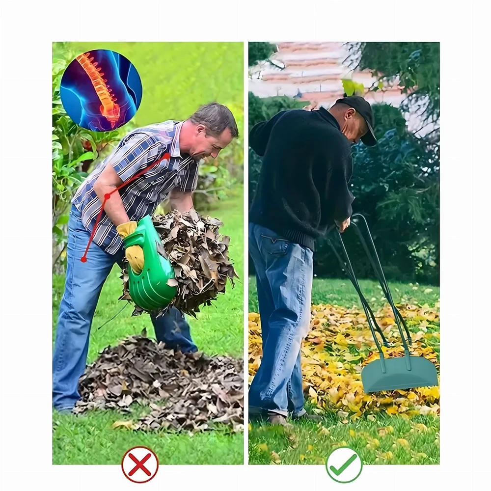Zbieracz Lapų grėblys Lapų rinktuvas Ergonomiškas lapų rinktuvas