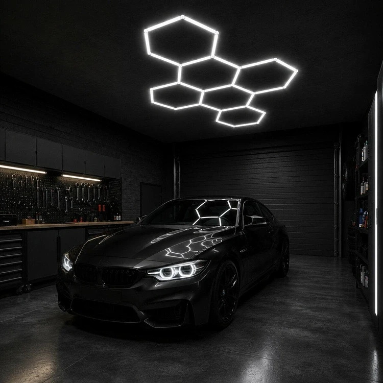 ZD211B LED lempa 5 šešiakampiai 234x325cm