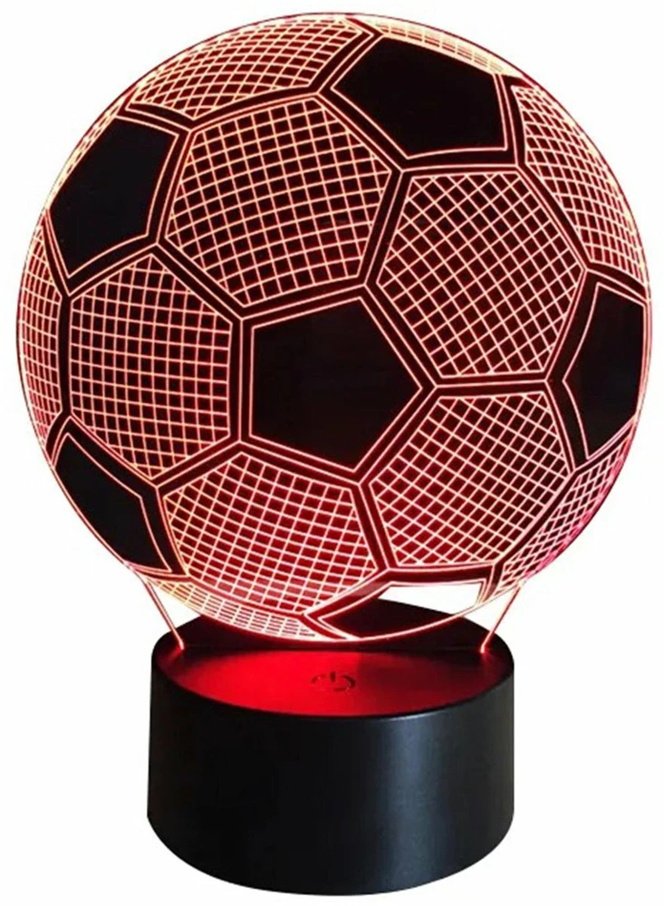 Zd98 Dekoratyvinė LED lempa, futbolo kamuolio formos