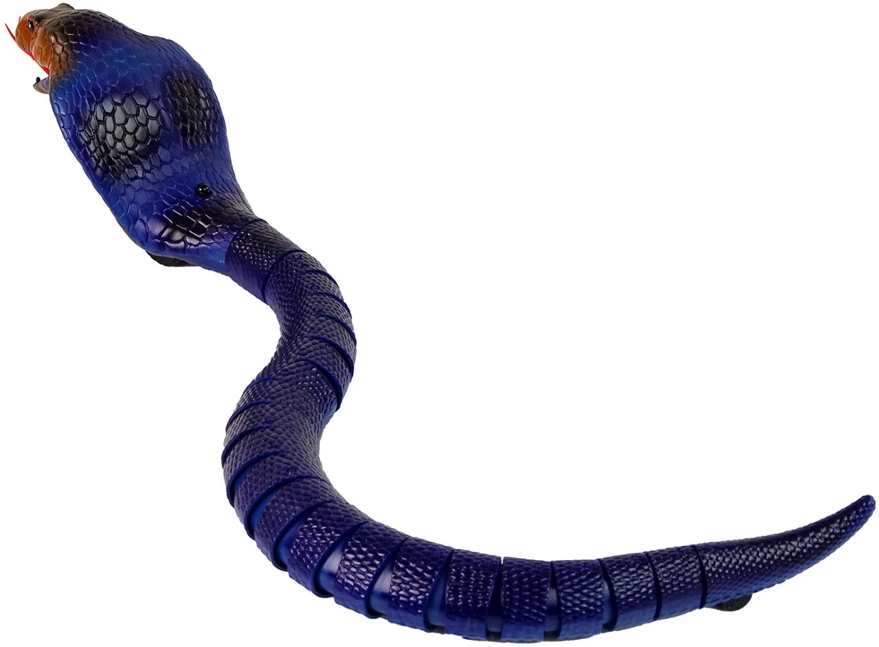 Lean Toys Nuotoliniu būdu valdomas kobra gyvatės žaislas, 44 cm