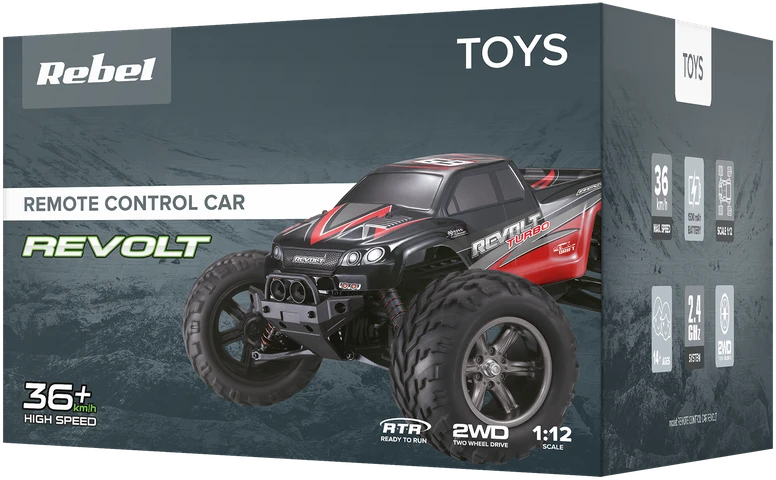 Rebel Nuotoliniu būdu valdomas automobilis REVOLT