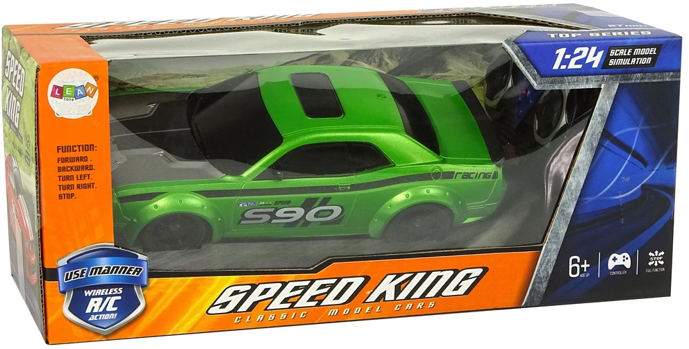 Lean Toys Nuotoliniu būdu valdomas sportinis automobilis 1:24