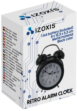 Retro laikrodis - žadintuvas Izoxis 25473