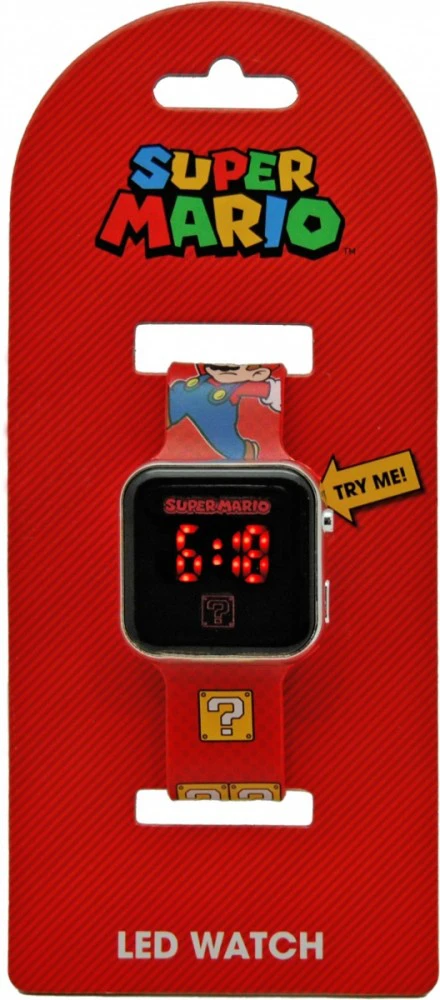Zegarek Super Mario LED laikrodis