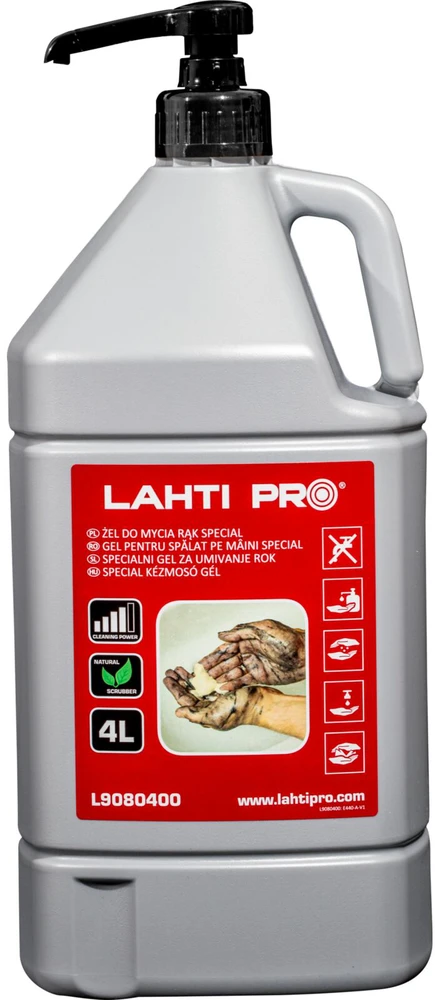 Lahti Pro Żel Rankų valiklis specialus p401 rankų plovimo gelis, 4 l, Lahti