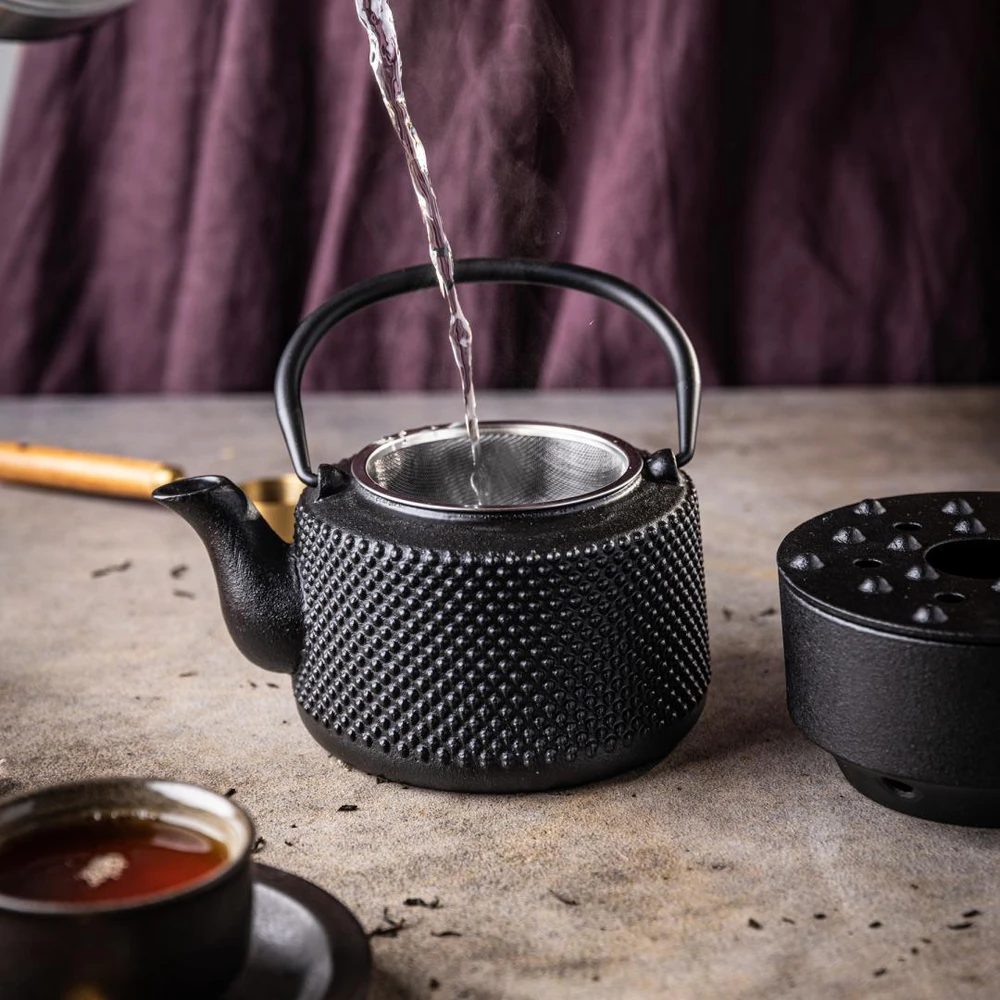 Żeliwny Ketaus arbatinukas su filtru ir šildytuvu, 0,8 l, „Kinghoff“