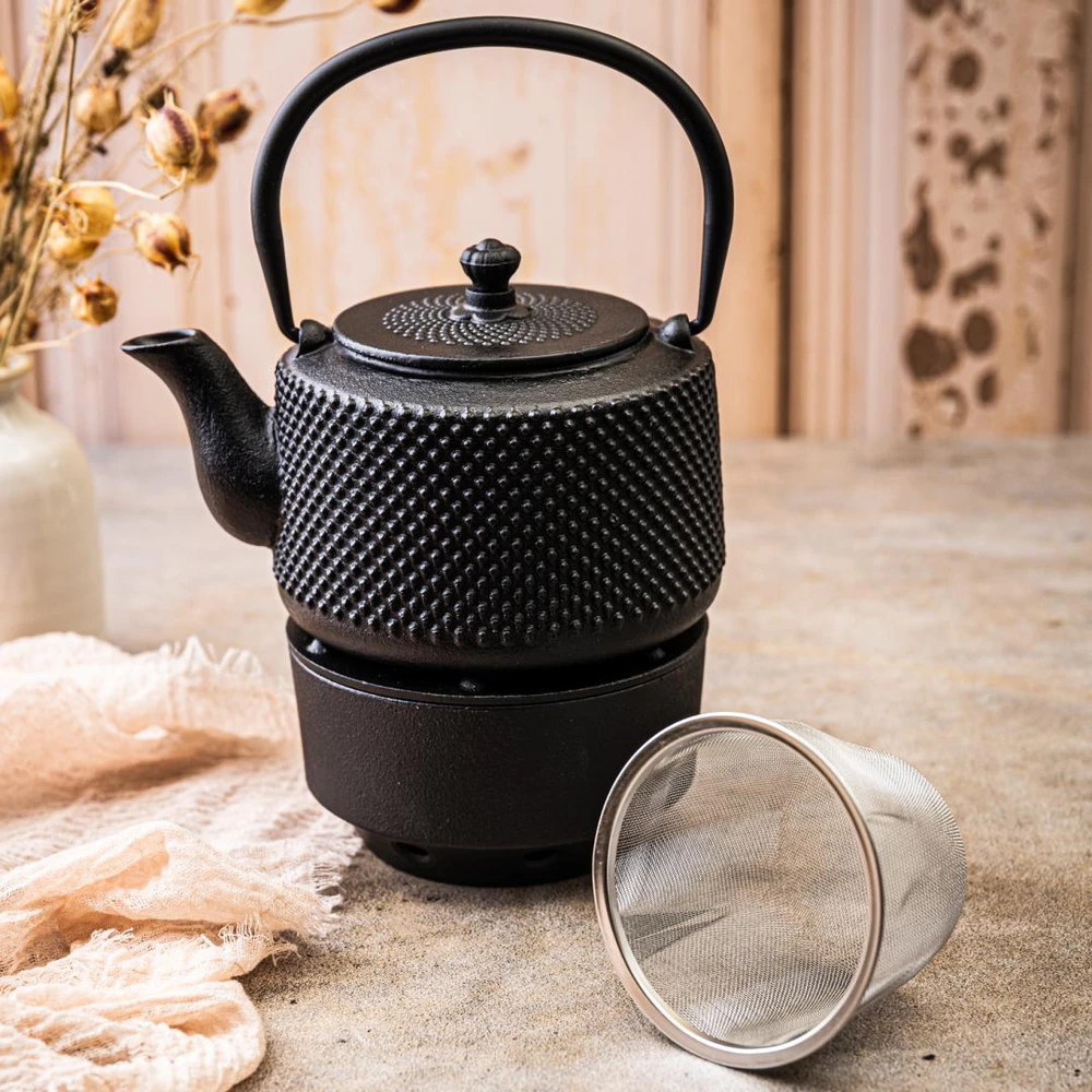 Żeliwny Ketaus arbatinukas su filtru ir šildytuvu, 0,8 l, „Kinghoff“