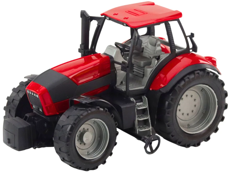 Lean Toys Žaislinis traktorius su priekaba 46 cm