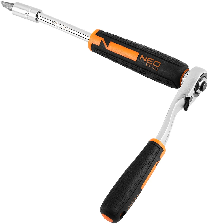 Neo Tools Rinkinys 1/4", 3/8", 46 vnt. CrV praleidžiamųjų galvučių rinkinys