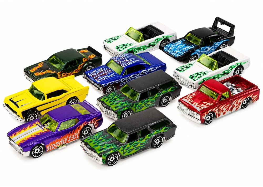 Lean Toys Mašinėlių rinkinys, 10 vnt.