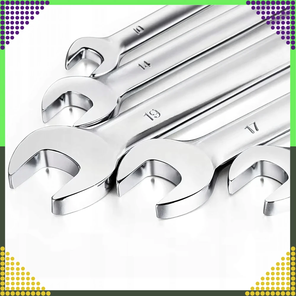 Zestaw Rinkinys 10 dalių kombinuotų raktų rinkinys. Raktai su langeliais, 8–24 mm