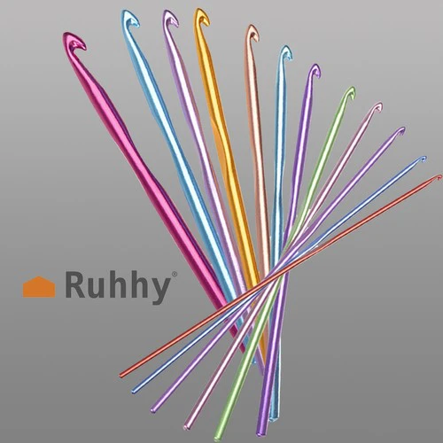 Ruhhy ISO TRADE Crocheto įrankių rinkinys 12vnt. įvairių dydžių