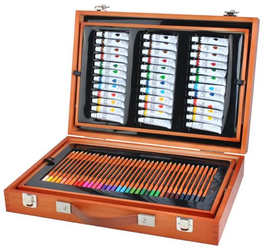 Iso Trade Dažymo rinkinys 174vnt lagamine