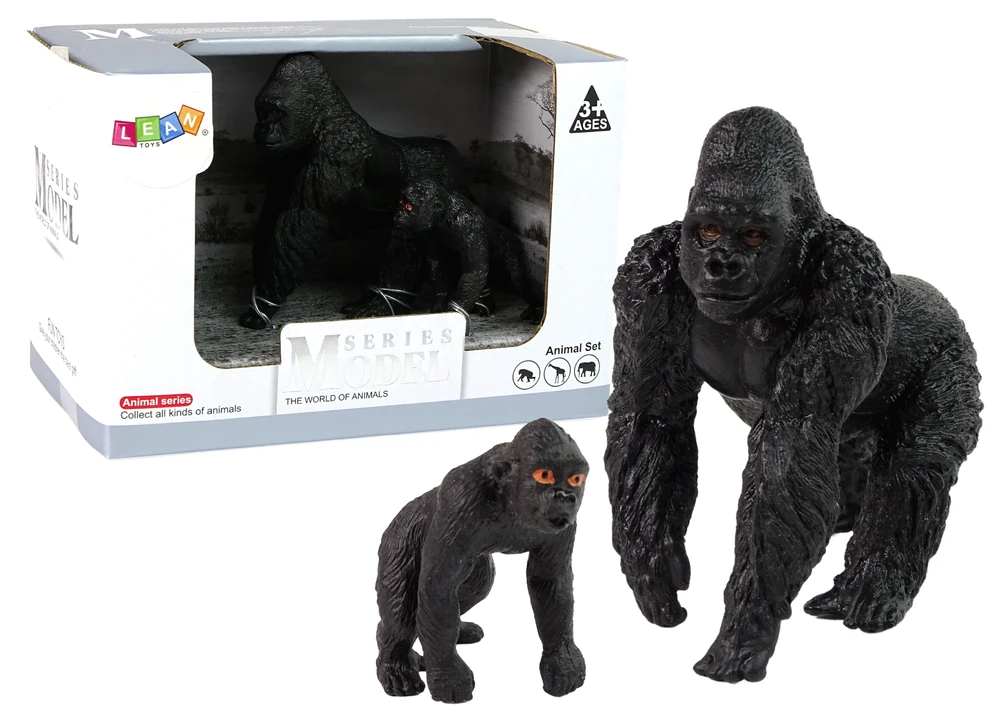 Figūrėlės Gorilos Lean Toys, 2 vnt.