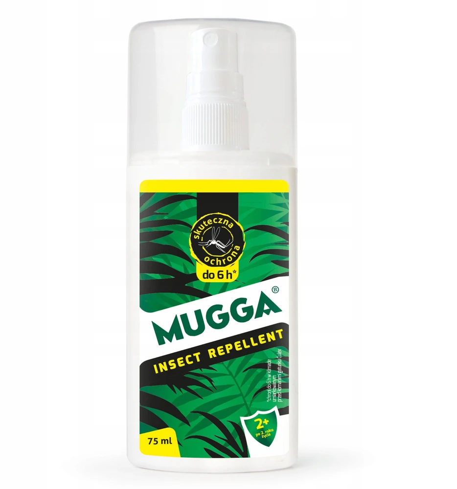 Zestaw Rinkinys 2x MUGGA 50% + 9,5% DEET šeimos uodų repelentų rinkinys