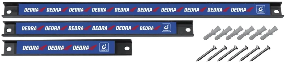 Dedra Rinkinys 3 magnetinių įrankių juostelių rinkinys - 20, 30, 45 cm