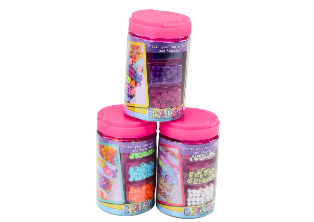 Lean Toys Karoliukų rinkinys papuošalams kurti