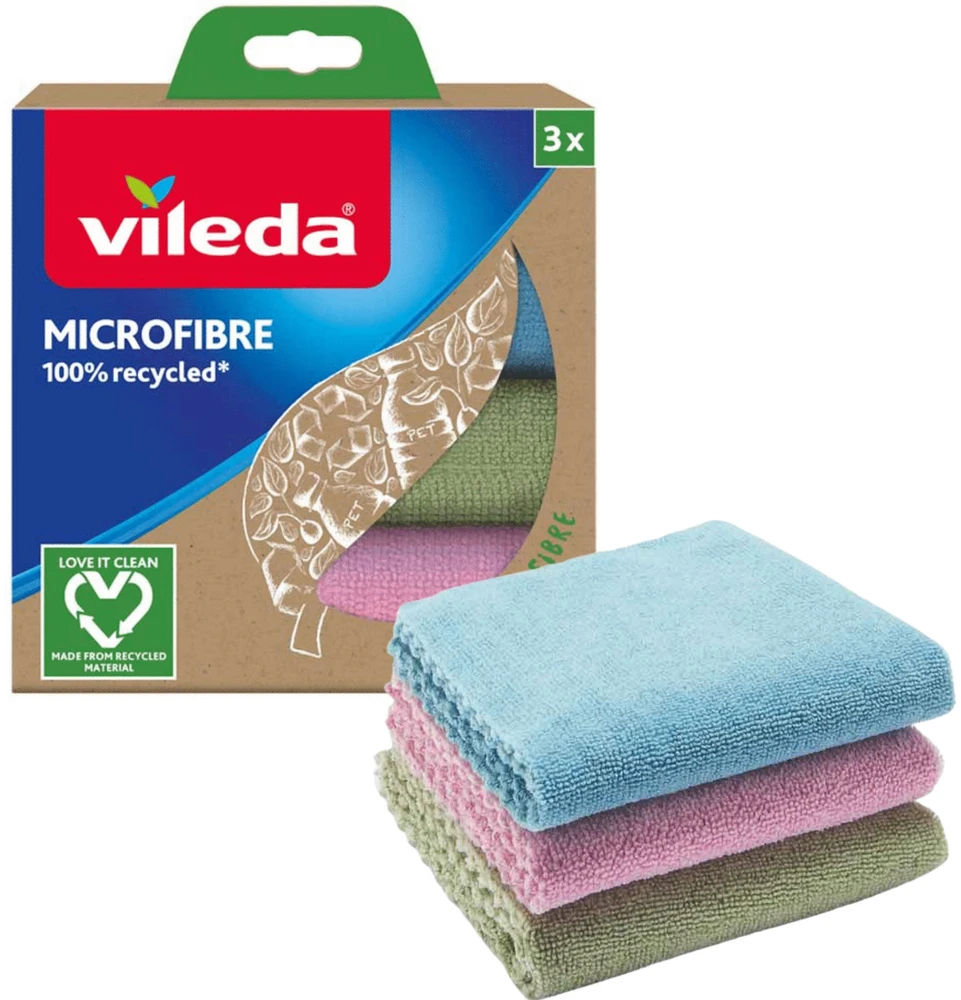 Mikropluošto šluostė VILEDA Recykling 3vnt.