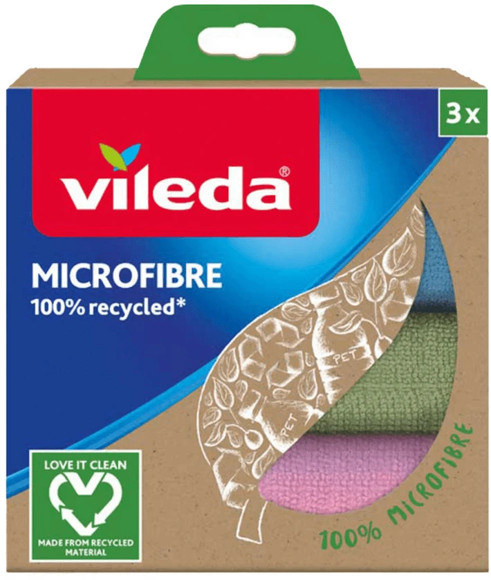 Mikropluošto šluostė VILEDA Recykling 3vnt.