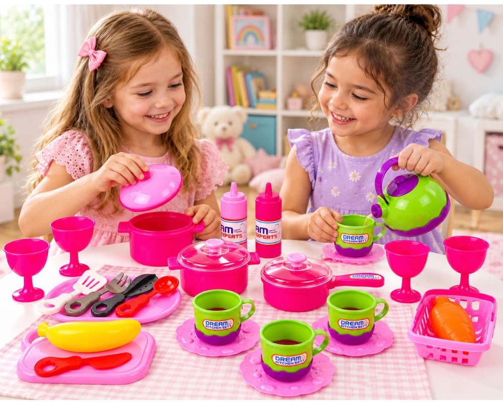 Žaislinis indų rinkinys vaikams Lean Toys 31 dalis