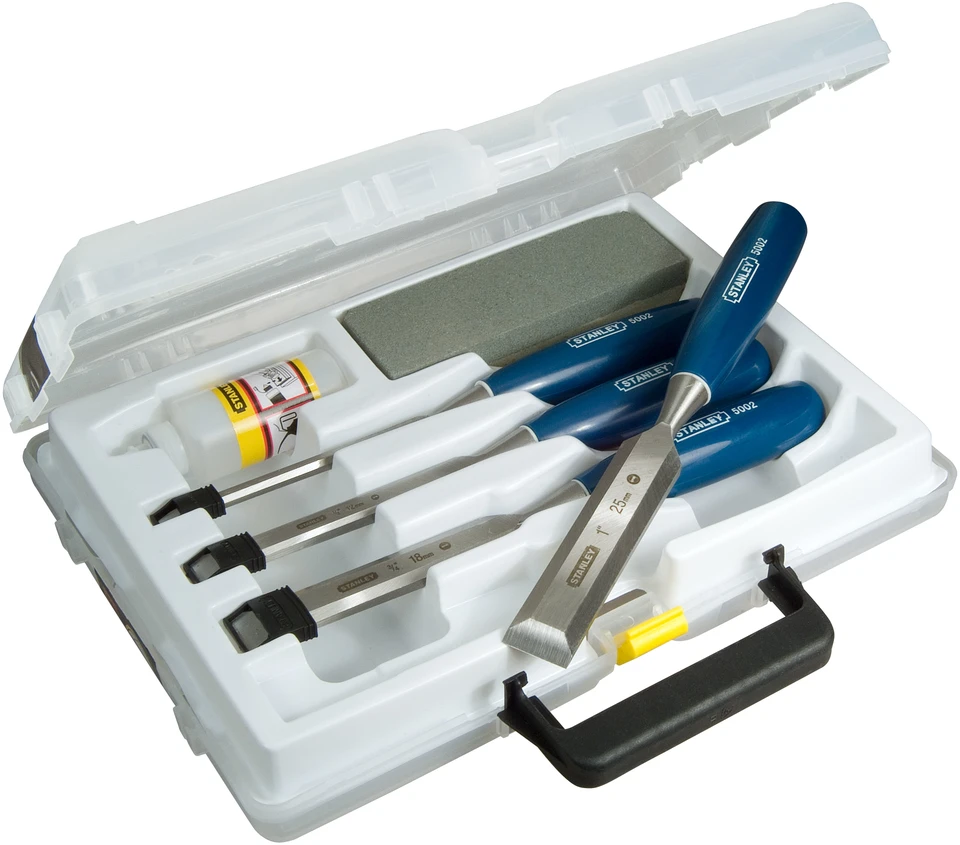 Kaltos rinkinys Stanley 5002 Medžio 6, 12, 18, 25 mm 4 Dalys