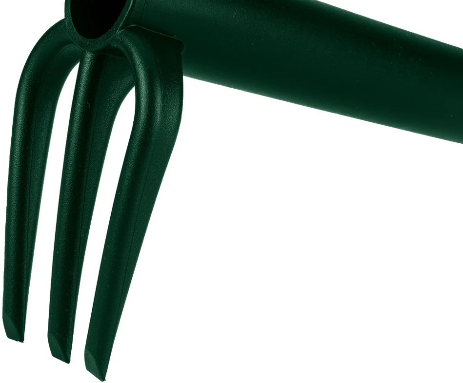 Zestaw Rinkinys 4 plastikinių rankinių įrankių rinkinys (grėbliai, žnyplės, kastuvas, kauptukas/žnyplės)