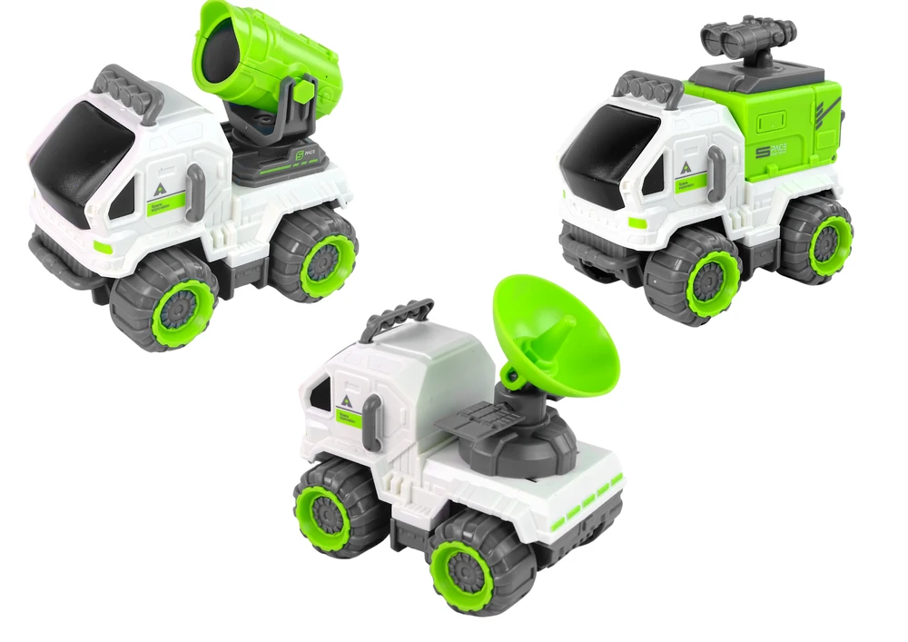 Lean Toys Kosminių transporto priemonių rinkinys 6in1 LeanToys