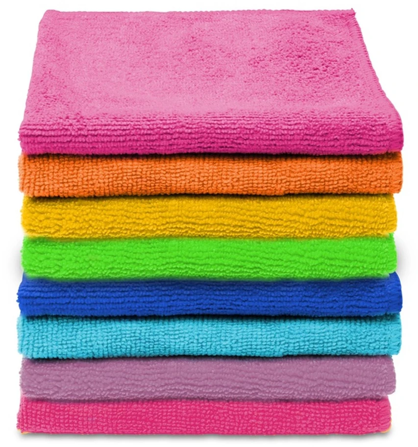 Mikropluošto šluostės VILEDA Microfibre Colors, 8 vnt.