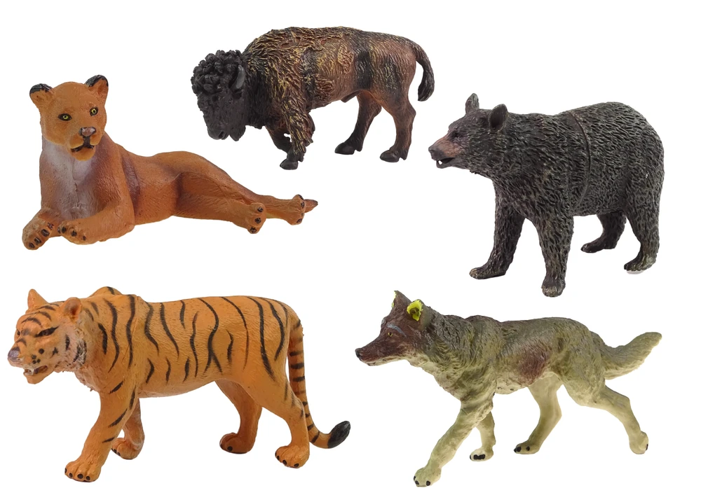 Figūrėlių rinkinys Afrikos miško gyvūnai Lean Toys