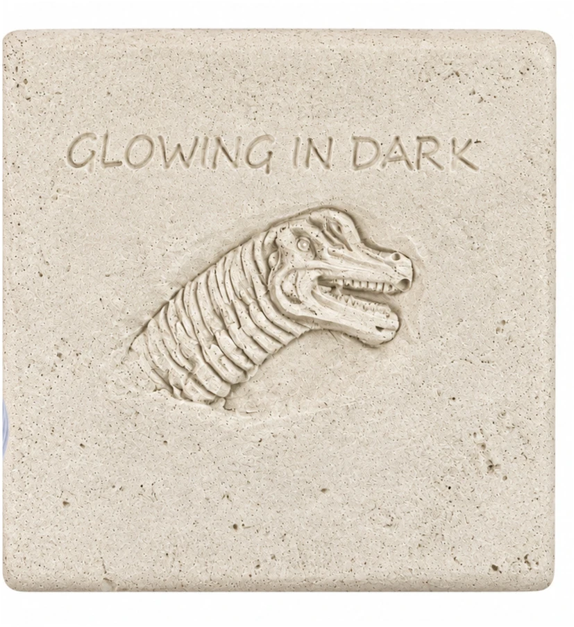 Zestaw Archeologijos kasinėjimų rinkinys dinozauro skeleto 3D brachiozauro holograma