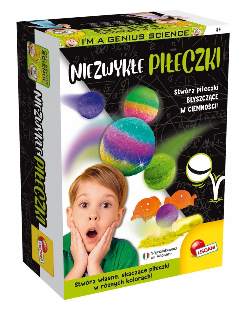 Zestaw Rinkinys Aš esu genialus mokslo rinkinys, nuostabūs kamuoliukai