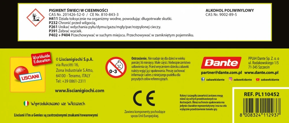 Zestaw Rinkinys Aš esu genialus mokslo rinkinys, nuostabūs kamuoliukai
