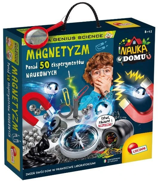 Lisciani Rinkinys Aš esu genialus namų mokymosi rinkinys – magnetizmas